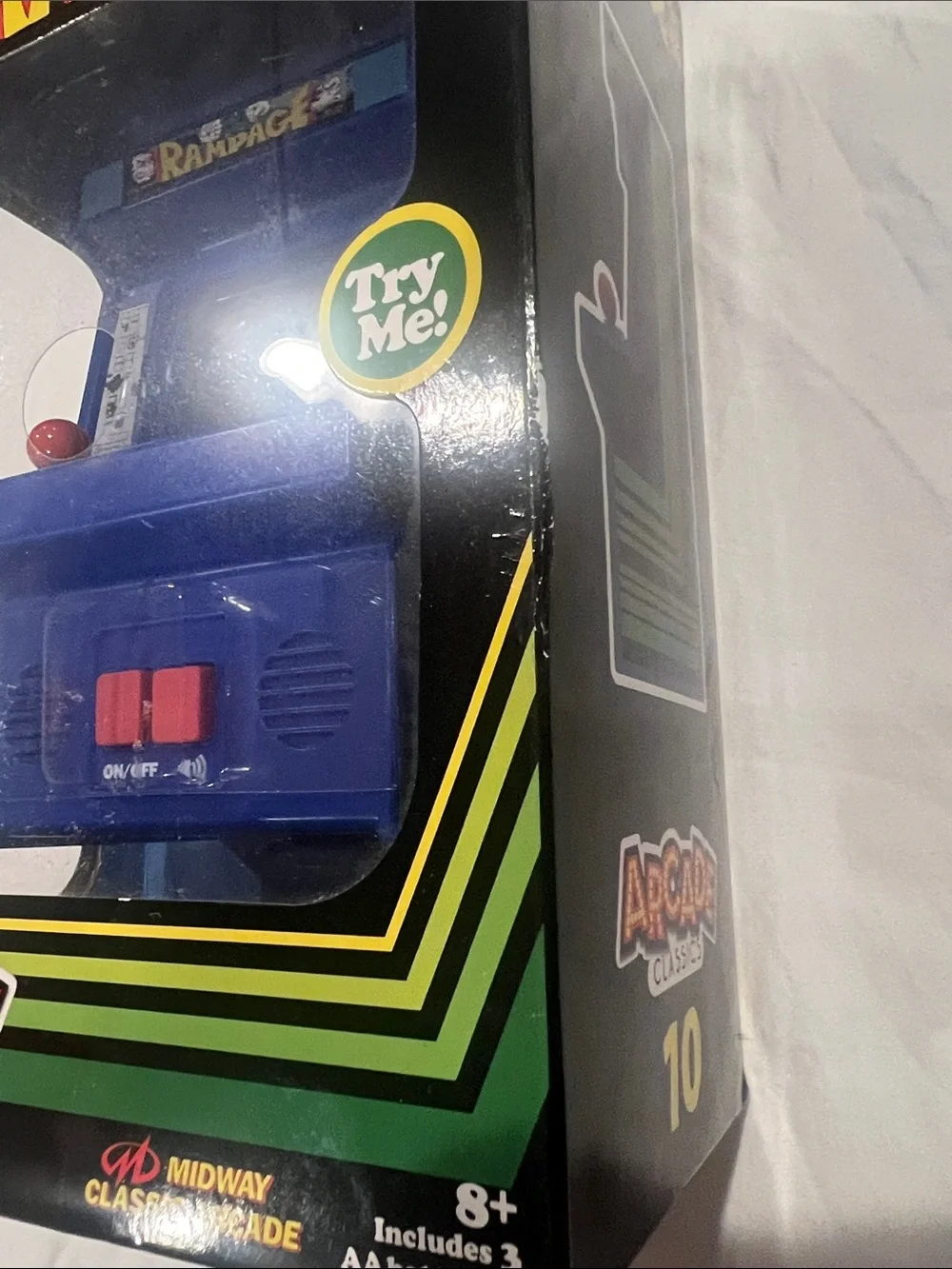 Rampage Handheld Arcade Game - Blue
